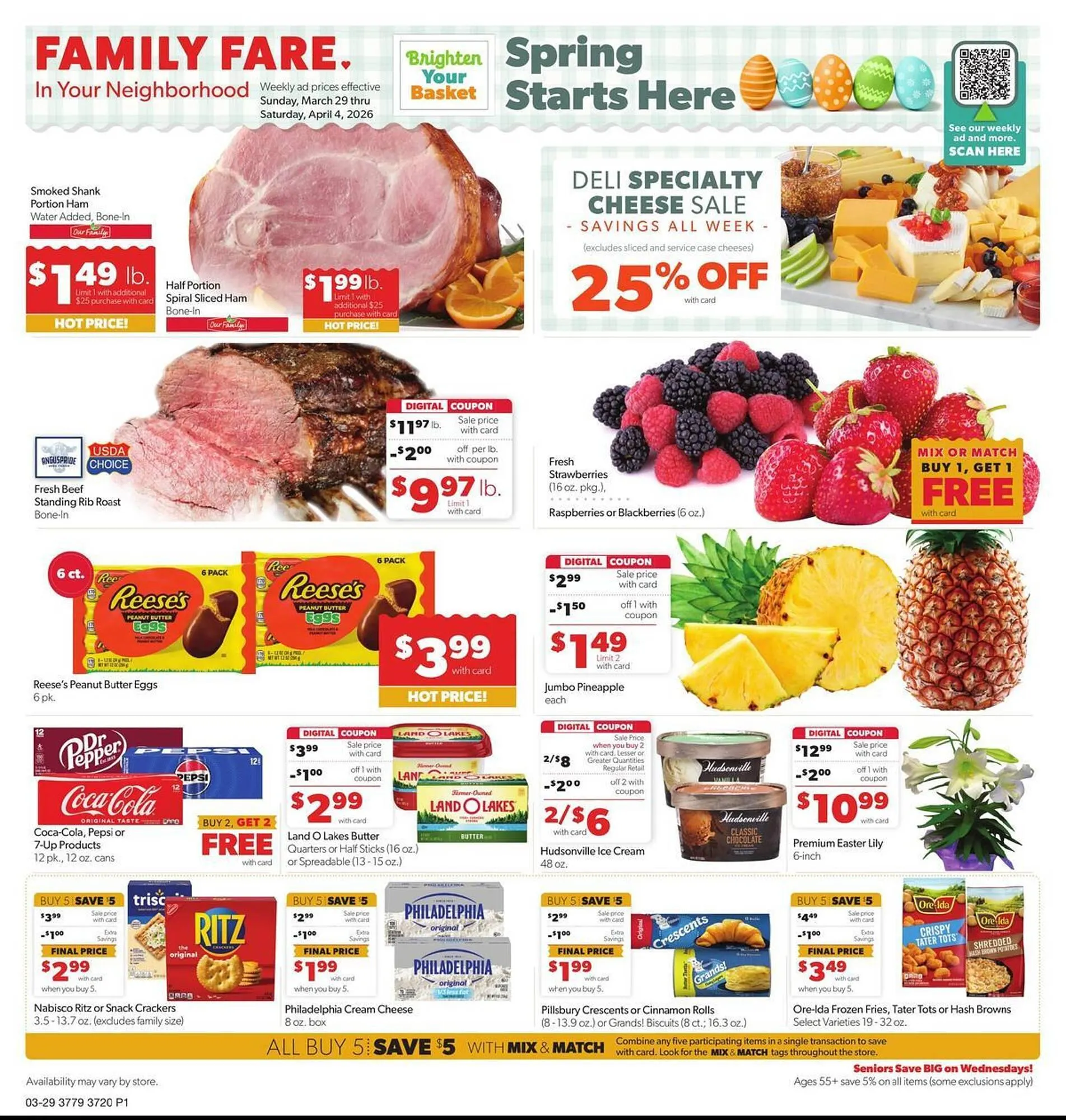 Weekly ad Family Fare weekly ad from March 29 to April 4 2026 - Page 1