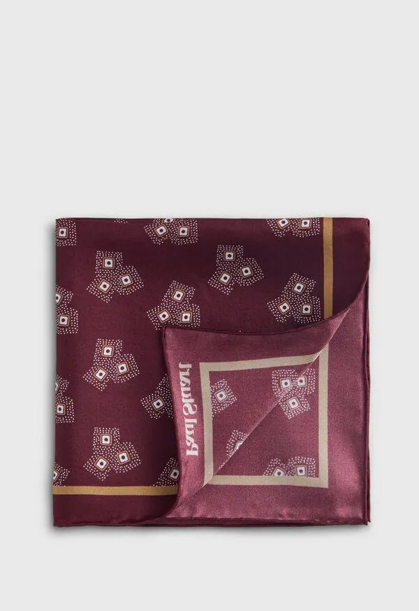 Geometric Dot Pocket Square