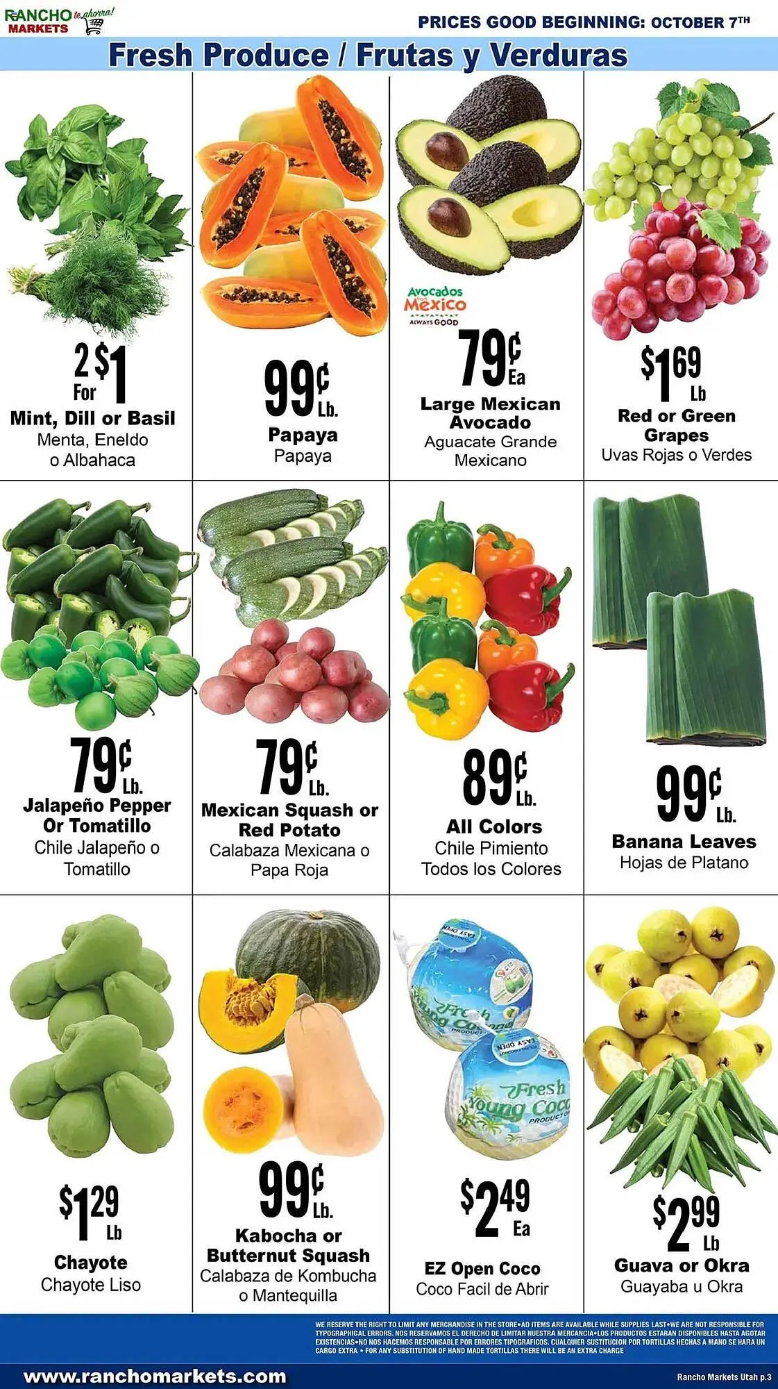 Weekly ad Rancho Markets weekly ad from October 7 to October 14 2025 - Page 3