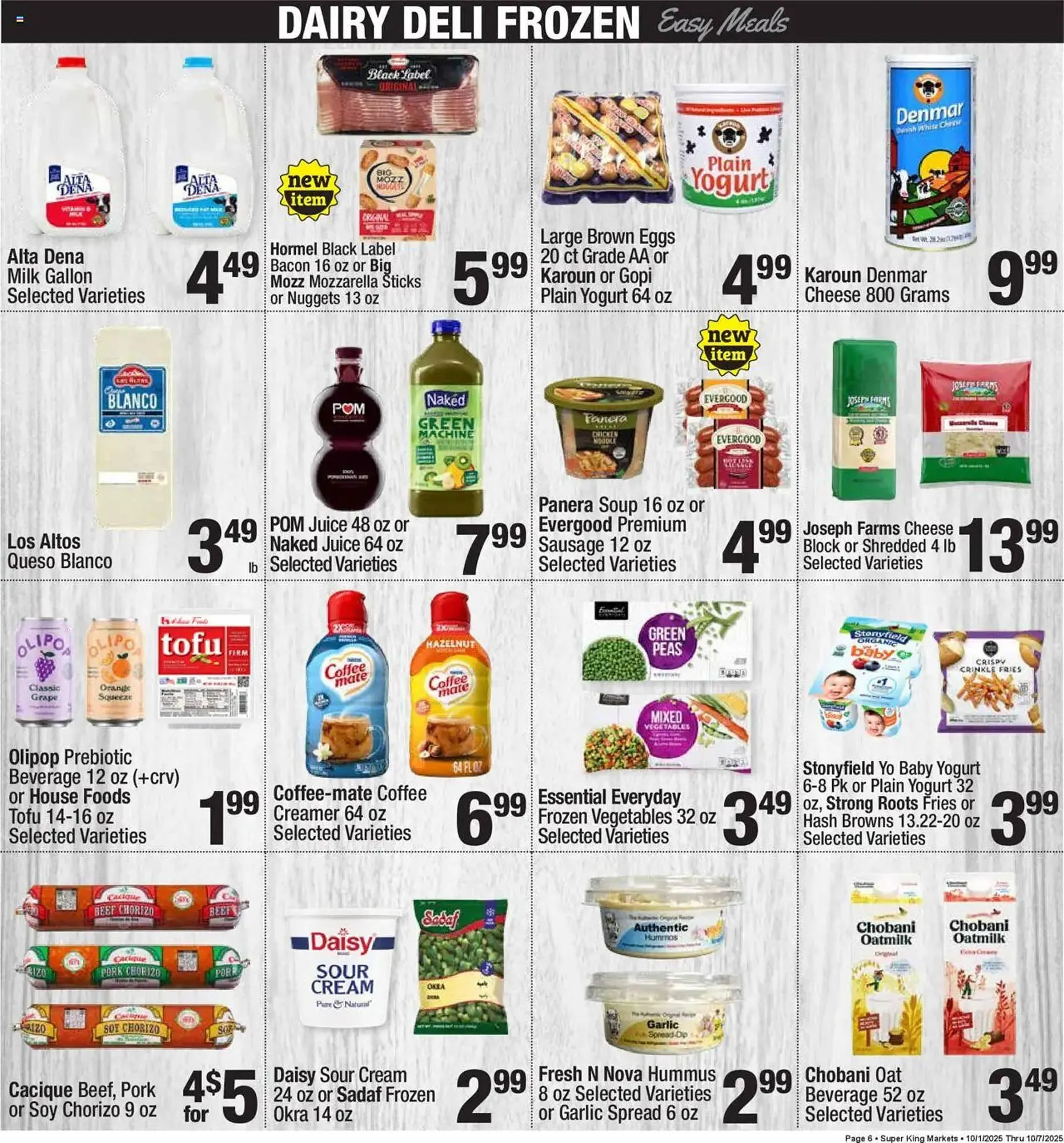 Weekly ad Super King Markets weekly ad from October 1 to October 8 2025 - Page 6