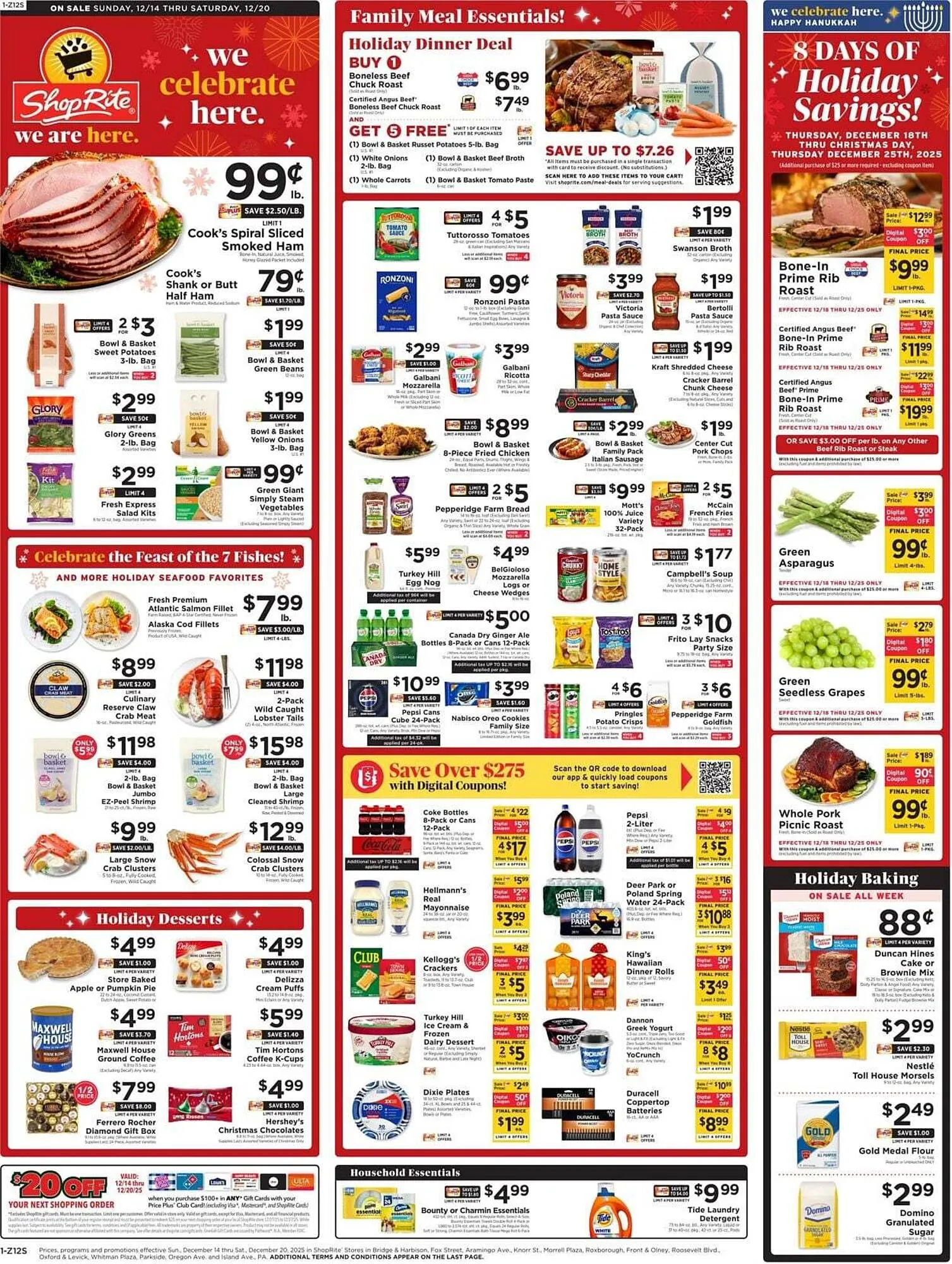 Weekly ad ShopRite flyer from December 11 to December 20 2025 - Page 1