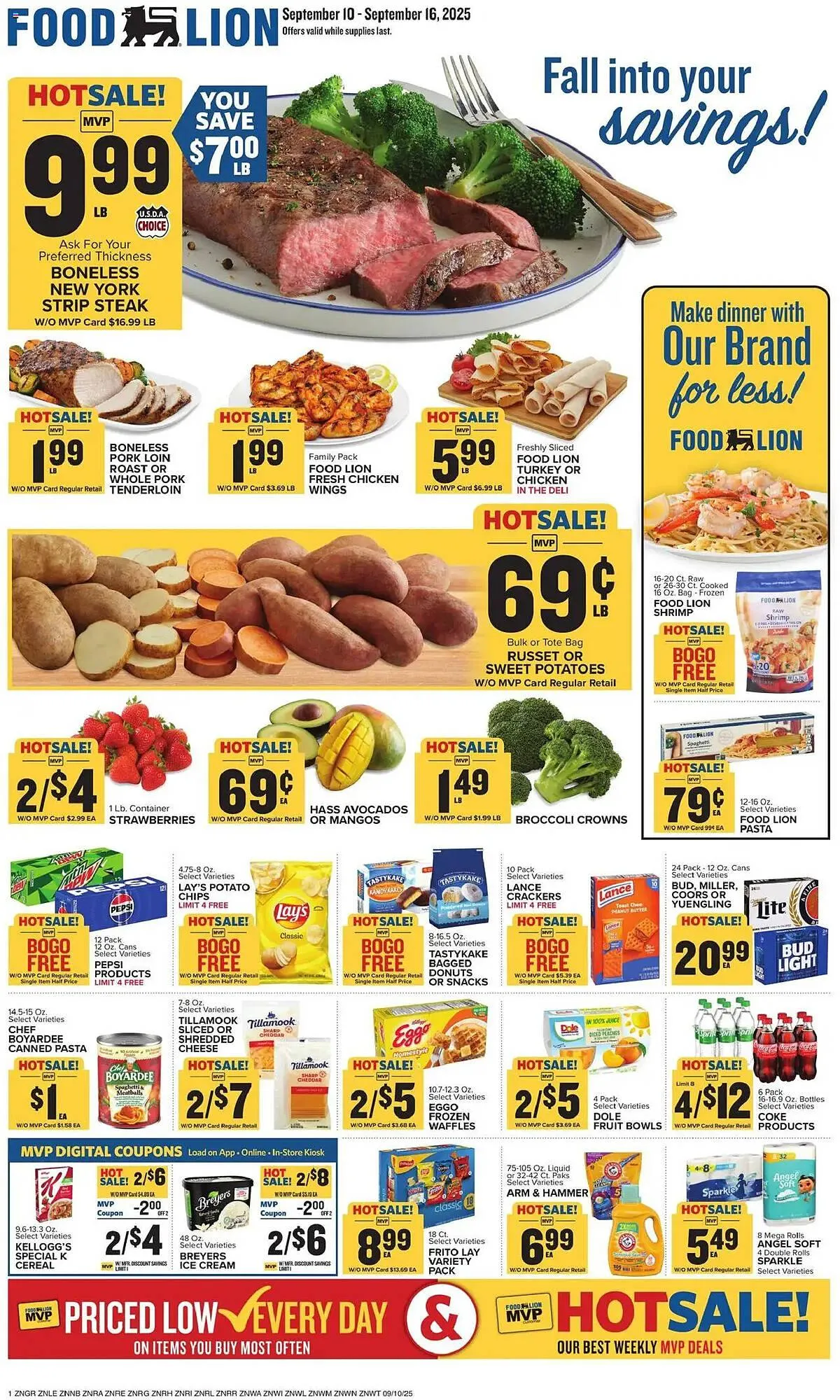 Weekly ad Food Lion weekly ad from September 10 to September 17 2025 - Page 1