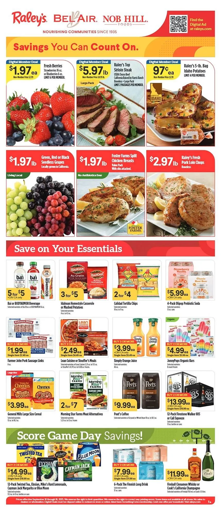 Weekly ad Bel Air Markets weekly ad from September 10 to September 16 2025 - Page 1