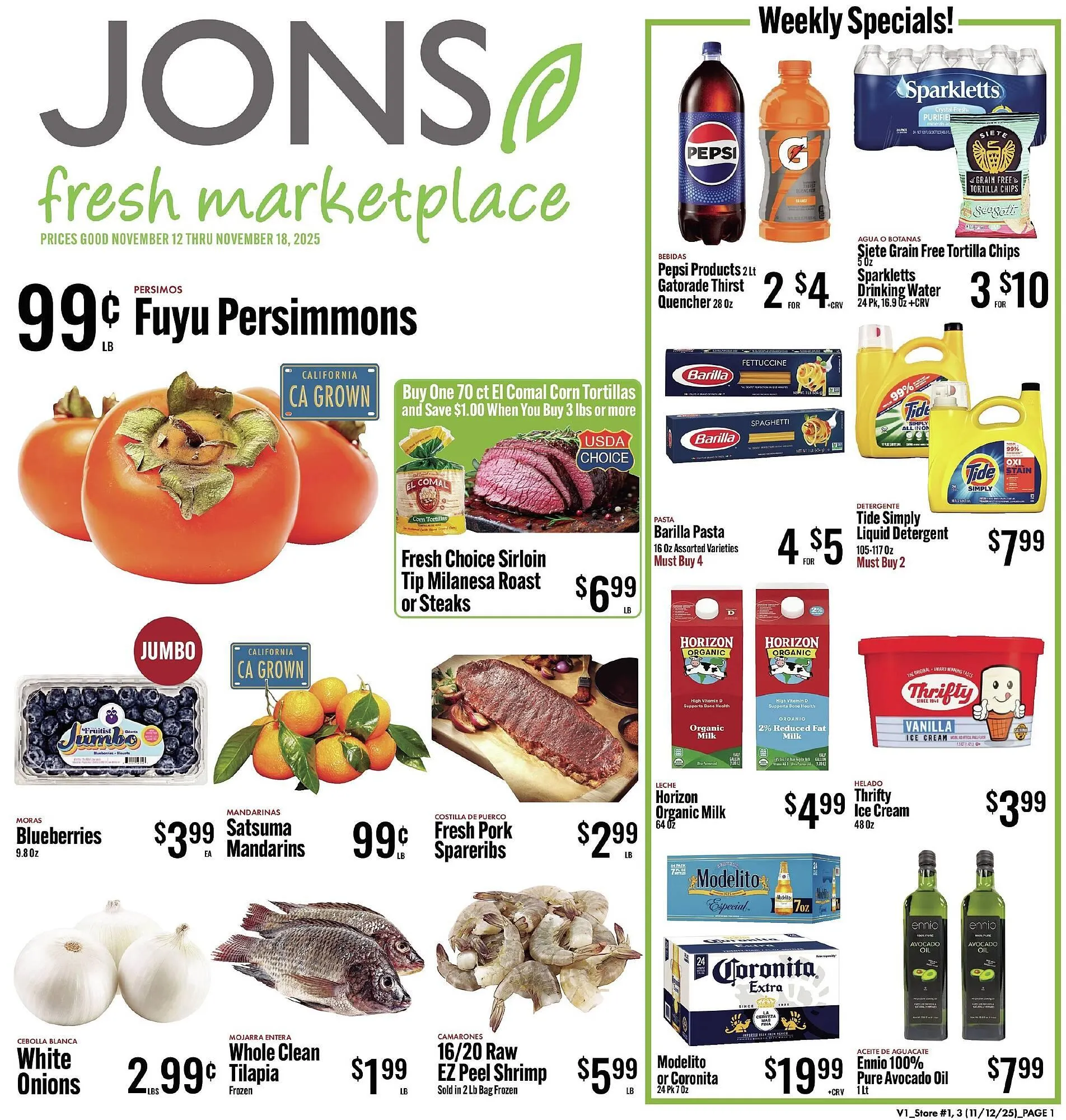 Weekly ad Jons International weekly ad from November 12 to November 18 2025 - Page 1