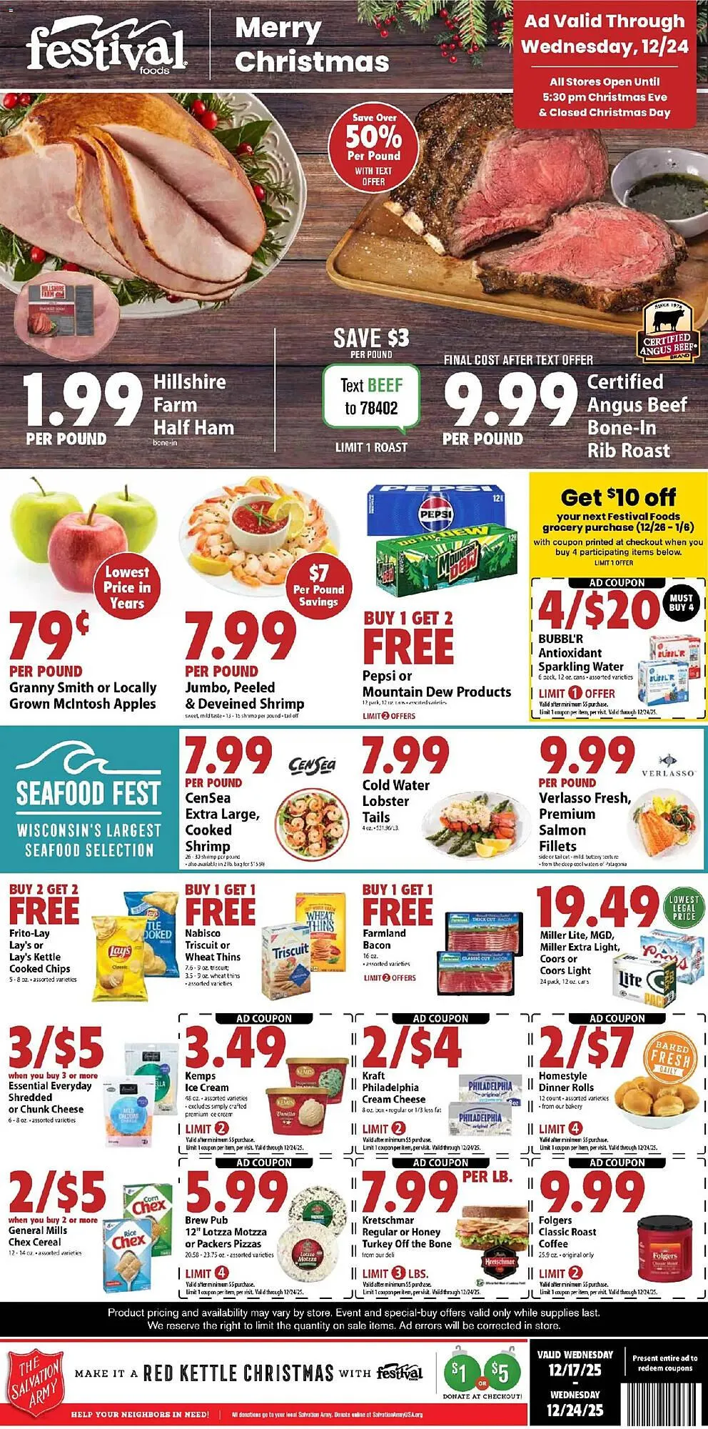 Weekly ad Festival Foods weekly ad from December 17 to December 25 2025 - Page 1