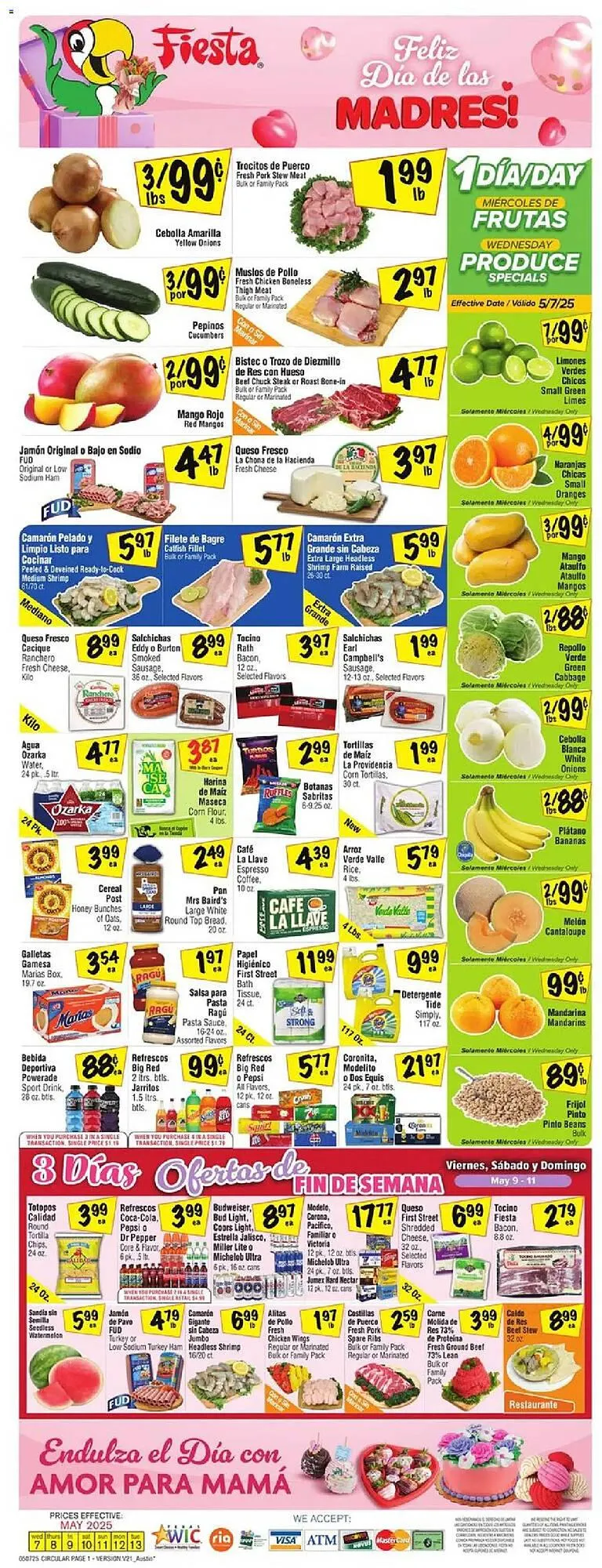 Weekly ad Fiesta Mart Weekly Ad from May 7 to May 14 2025 - Page 1