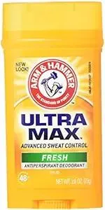 Arm & Hammer Ultra Max Fresh Scent Solid Antiperspirant Deodorant 2.6 oz (Pack of 6)