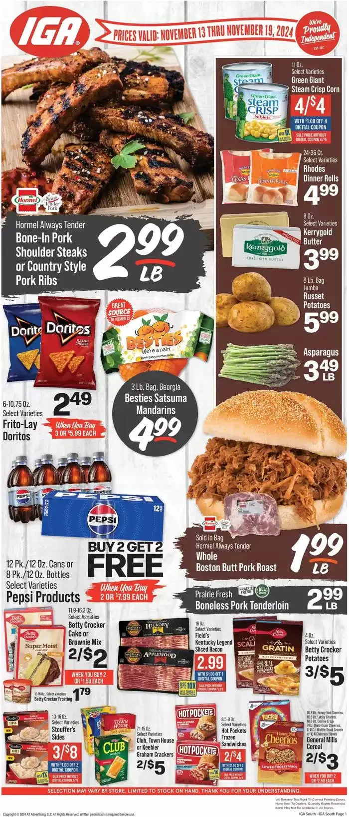 Weekly ad Save now with our deals from November 13 to November 19 2024 - Page 1