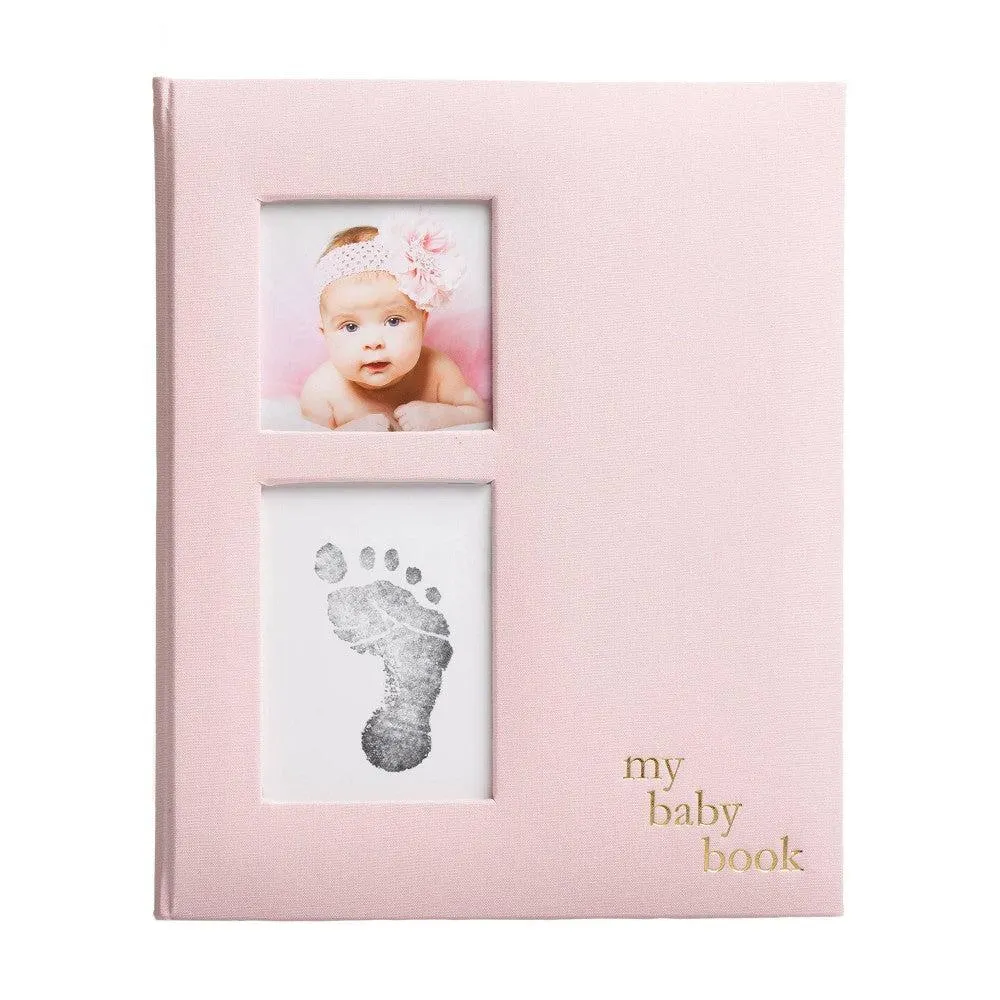 Pearhead Linen Baby Memory Book