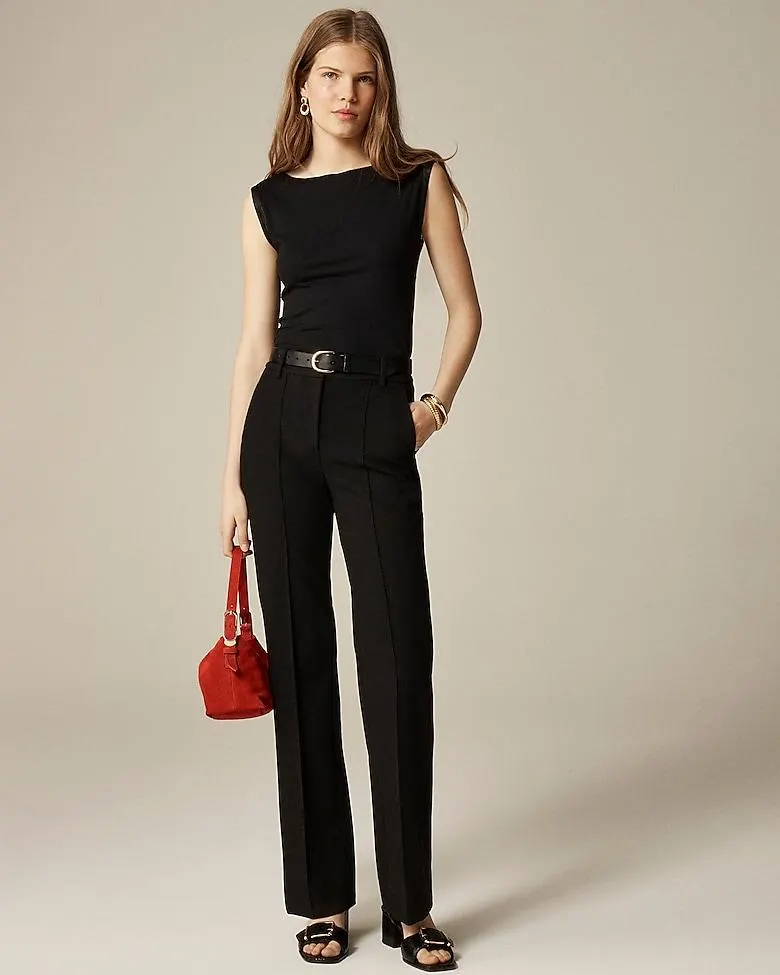 Refined rib shell tank top