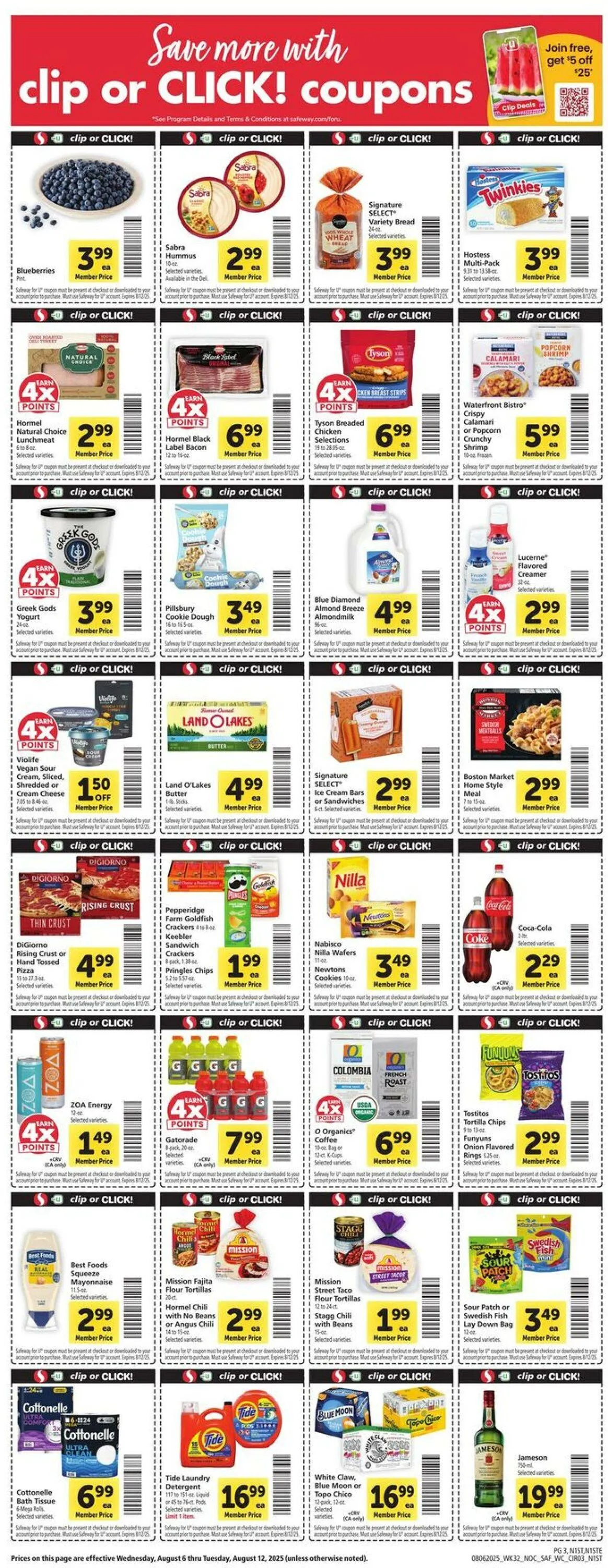 Weekly ad Safeway Current weekly ad from August 6 to August 12 2025 - Page 3
