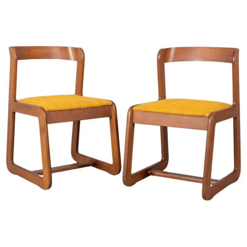 Pair of vintage 1970s chairs designed by Willy Rizzo for Mario Sabot