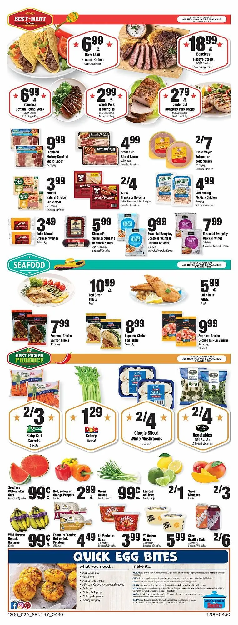 Weekly promotion Sentry weekly ad spanning from April 30 to May 6 2026 - Page 2 for Catalogue 365