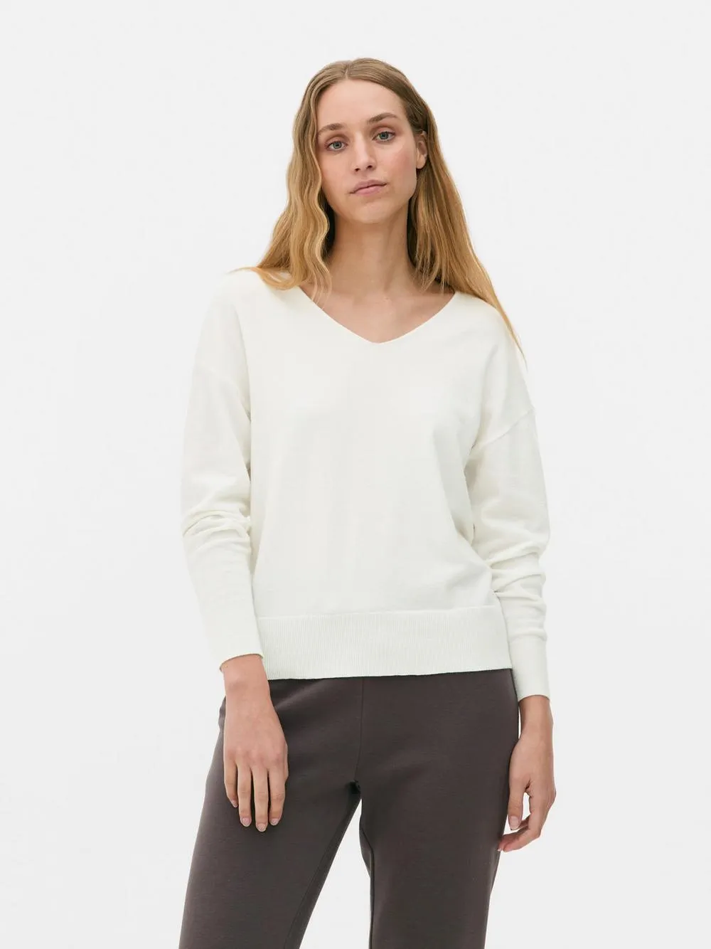 Soft V-Neck Jumper