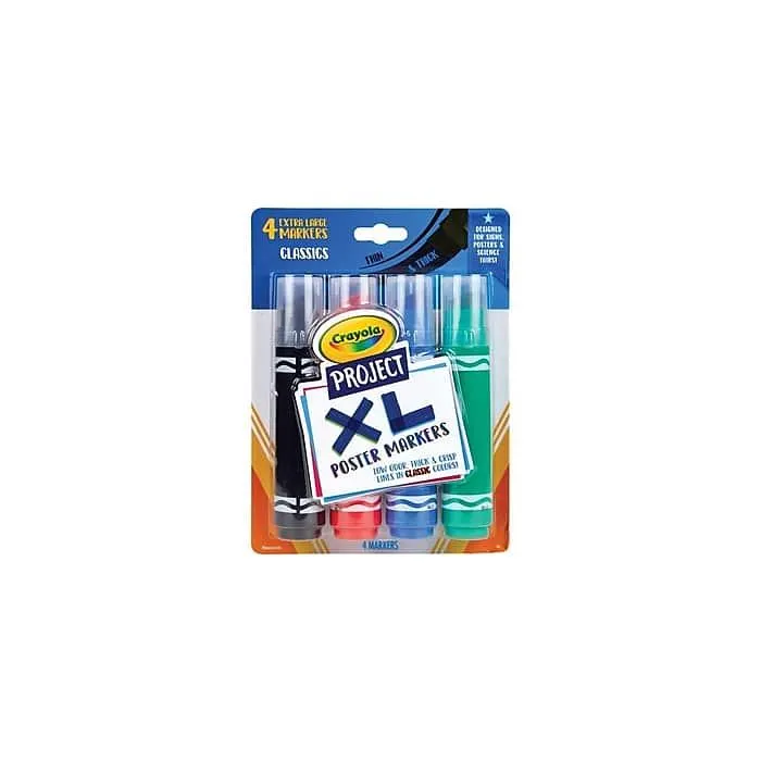 Crayola Xl Classic Poster Markers,
