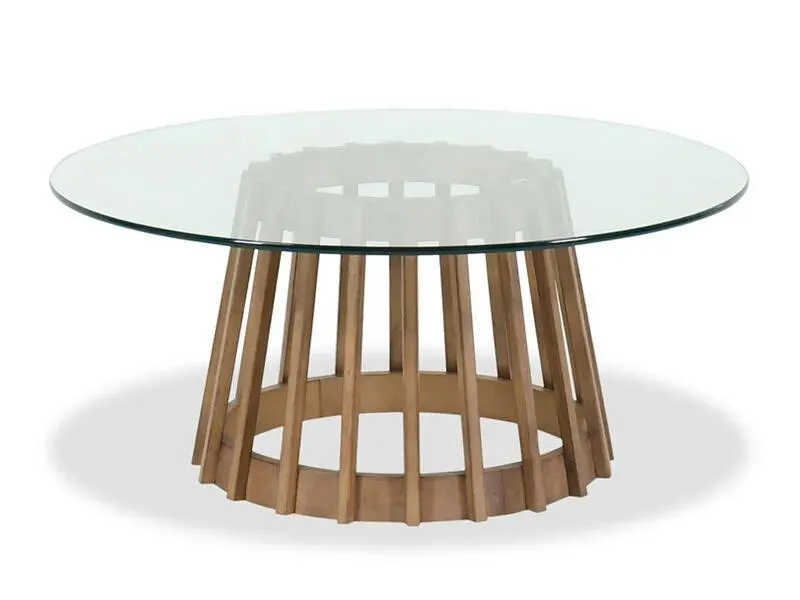 Drew & Jonathan Home Catalina Glass-Top Cocktail Table