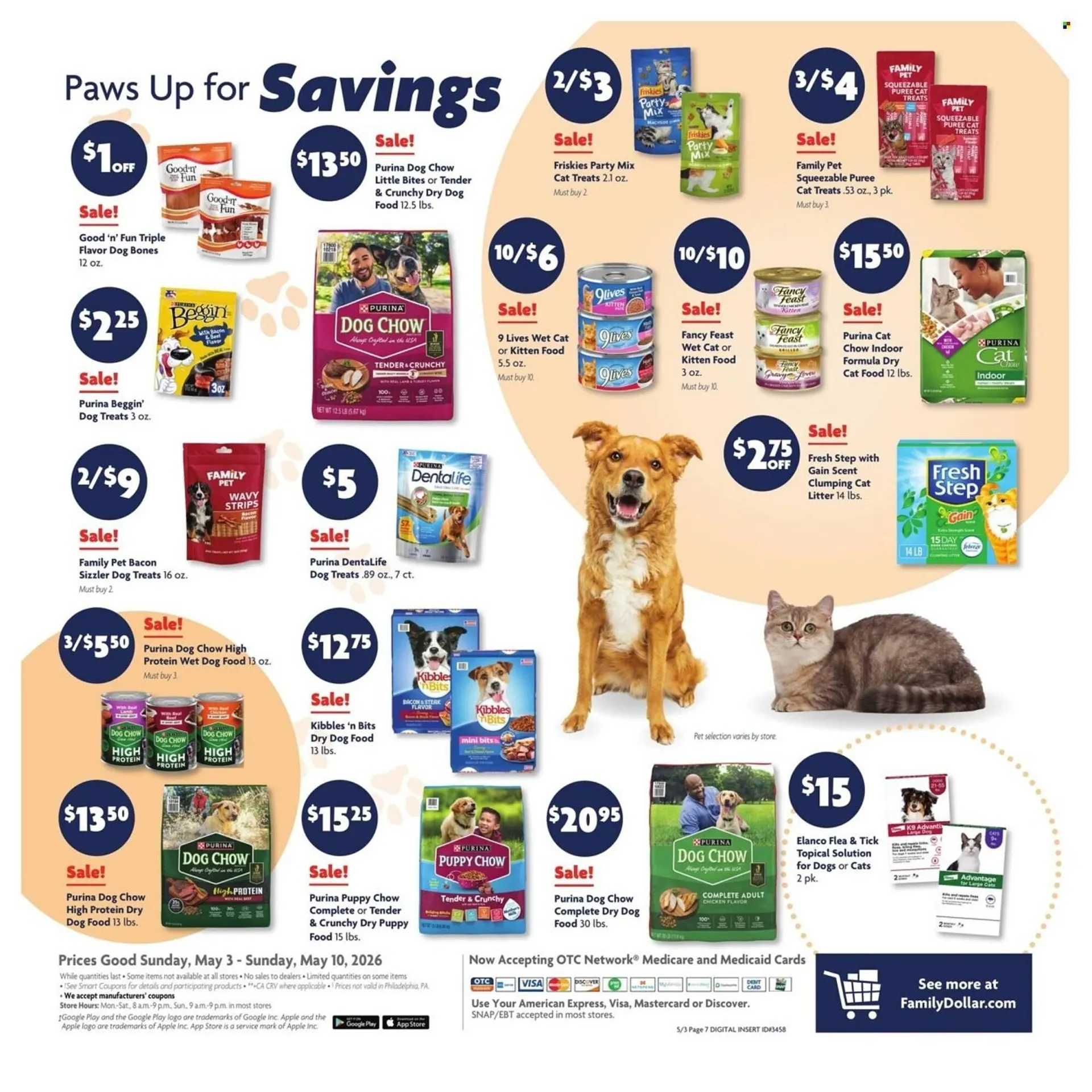 Weekly promotion Family Dollar weekly ad spanning from May 3 to May 10 2026 - Page 15 for Catalogue 365