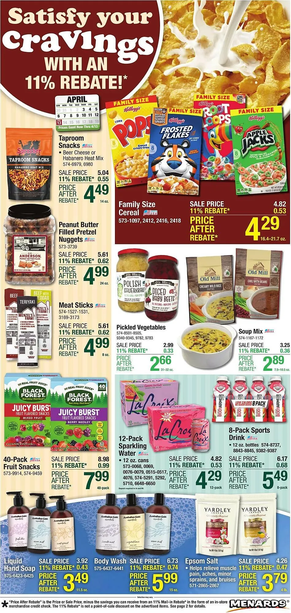 Weekly ad Menards Weekly Ad from April 2 to April 13 2025 - Page 1