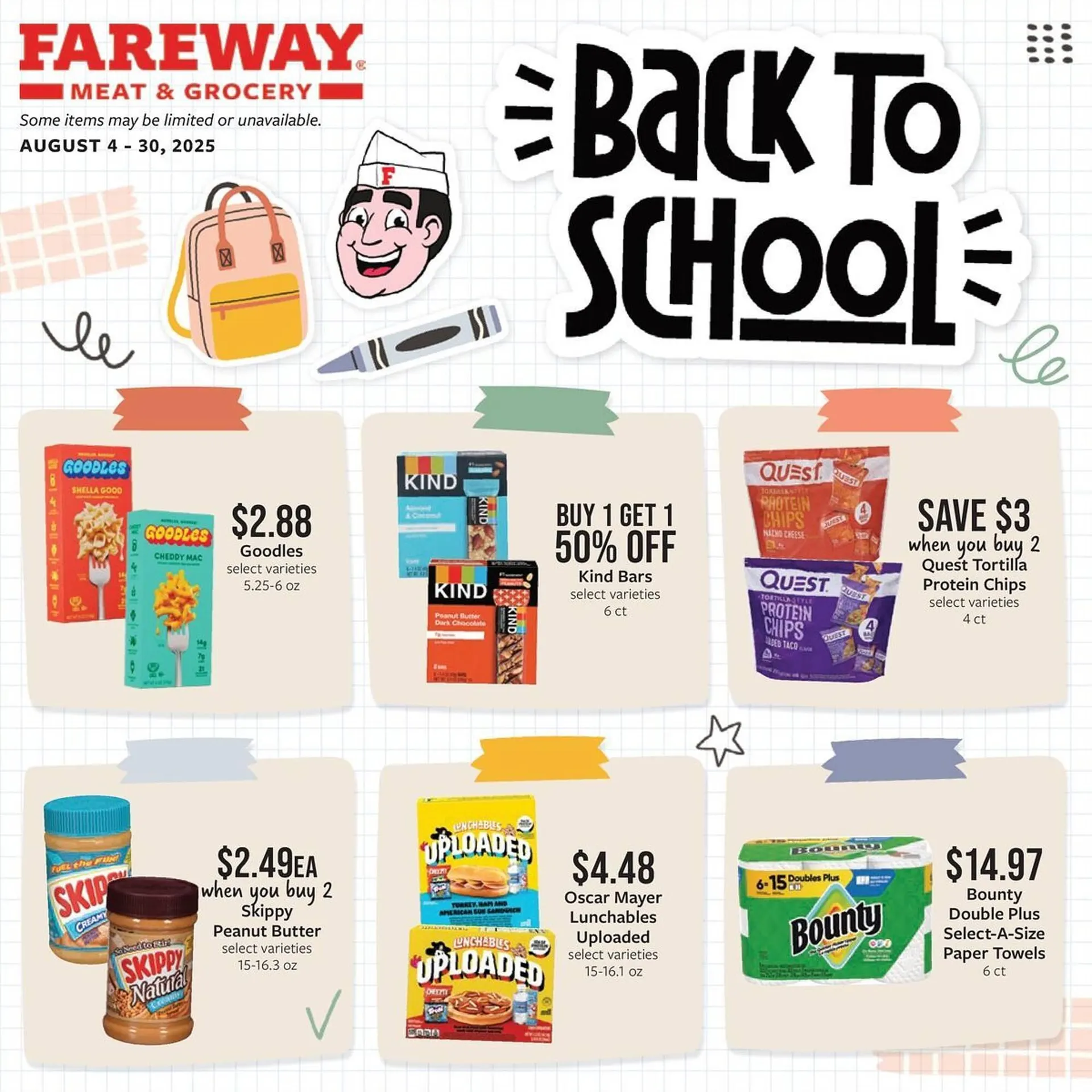 Weekly ad Fareway Weekly Ad from August 4 to August 30 2025 - Page 1