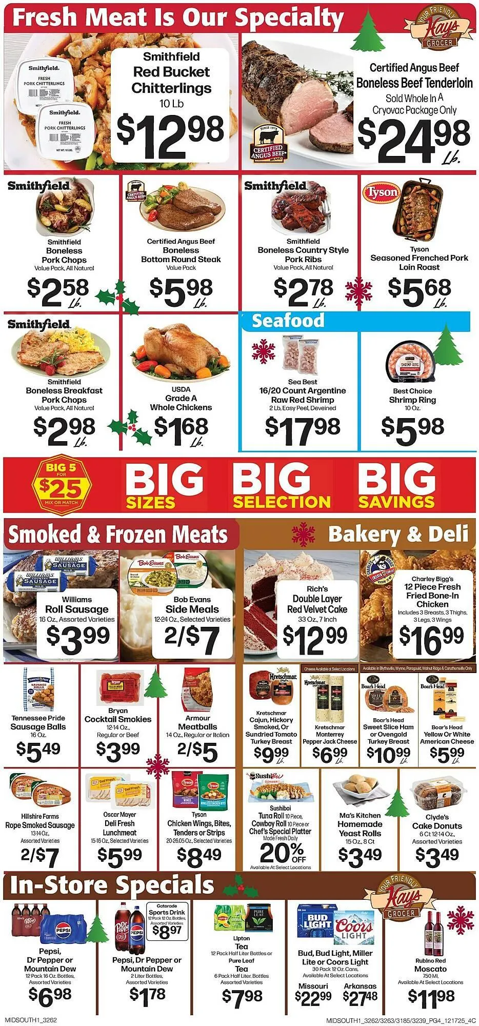 Weekly ad Hays Supermarket weekly ad from December 17 to December 24 2025 - Page 6