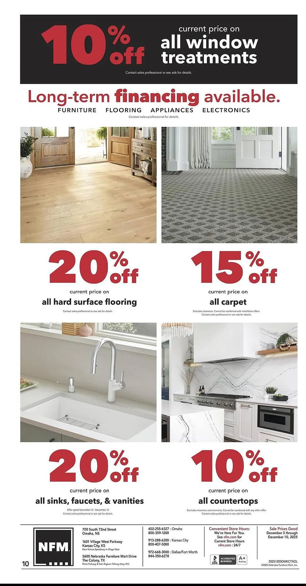 Weekly ad Nebraska Furniture Mart weekly ad from December 3 to December 10 2025 - Page 10