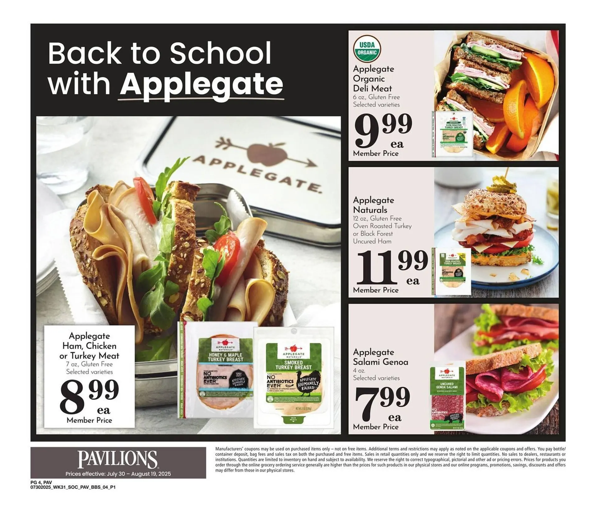Weekly ad Pavilions Weekly Ad from July 30 to August 19 2025 - Page 4