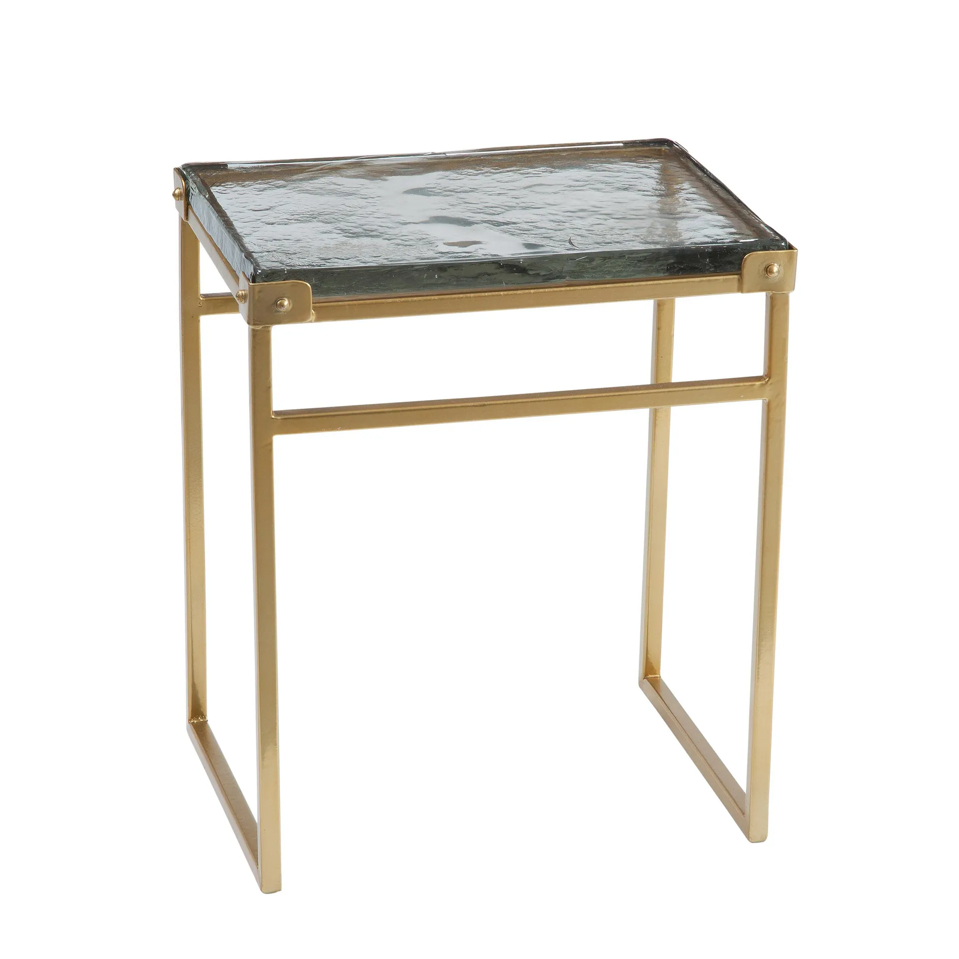 Rachel Cast Glass Accent Table