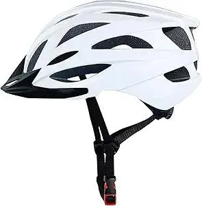 Bike Helmets for Adults, Mountain Bike Helmets for Men with Visor, Adjustable Fit Bicycle Helmet for Women, Road Recreational Cycling Helmet with Chin Strap