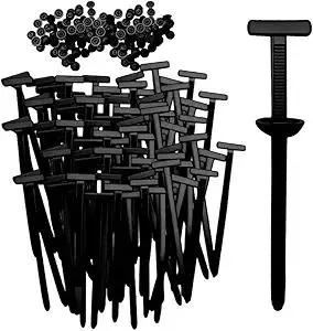 Nylon Universal Cable Tie Buckle, Heavy Duty Self-Locking Nylon Zip Ties Holder, New Multifunctional Cable Tie Buckle for Car Daily Repair (50pcs)