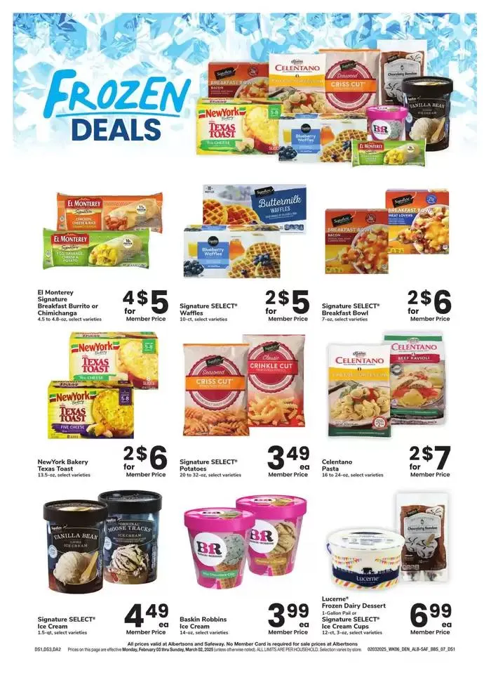 Weekly ad  Albertsons - Denver - BBS from February 3 to March 2 2025 - Page 5