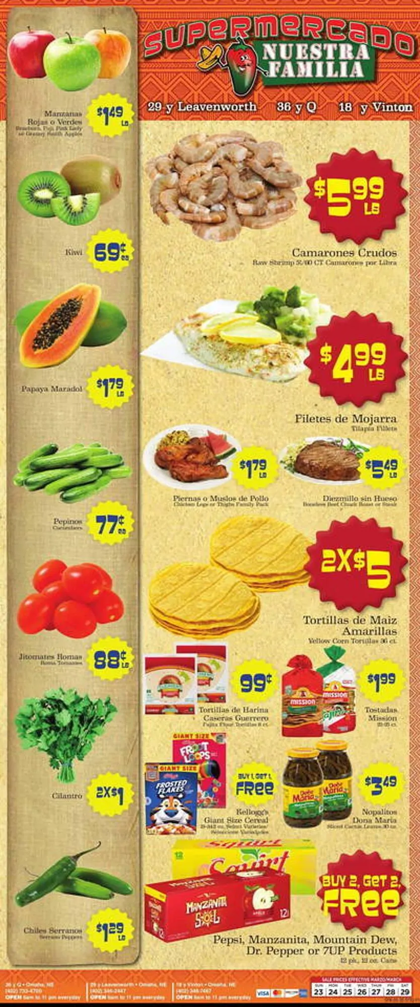 Supermercado Nuestra Familia Weekly Ad - 1