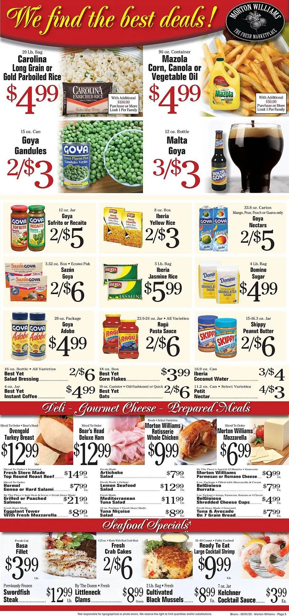 Weekly ad Morton Williams Weekly Ad from August 1 to August 7 2025 - Page 3