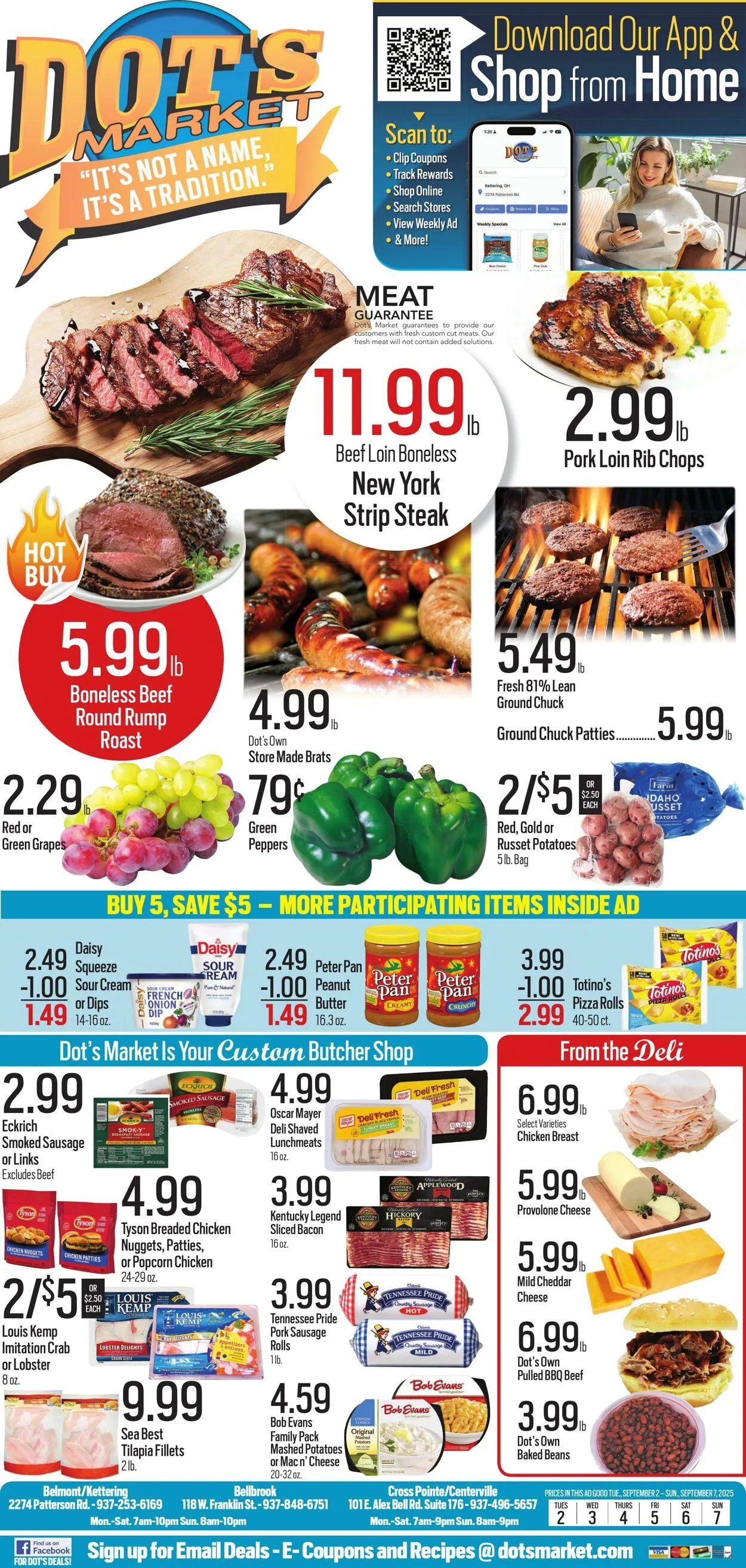 Weekly ad Dot's Market from September 2 to September 16 2025 - Page 1
