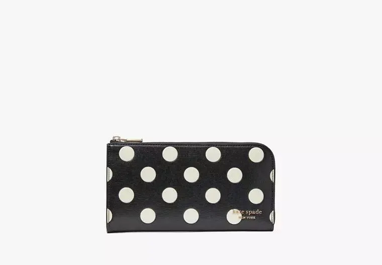 Devin Breezy Dot Zip Around Continental Wallet