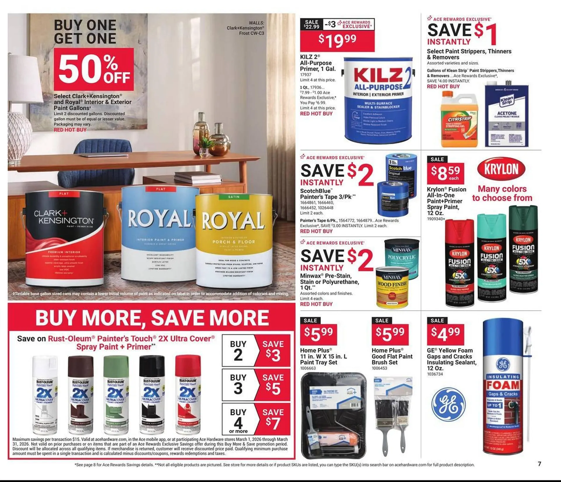 Weekly ad Ace Hardware flyer from March 1 to March 31 2026 - Page 6