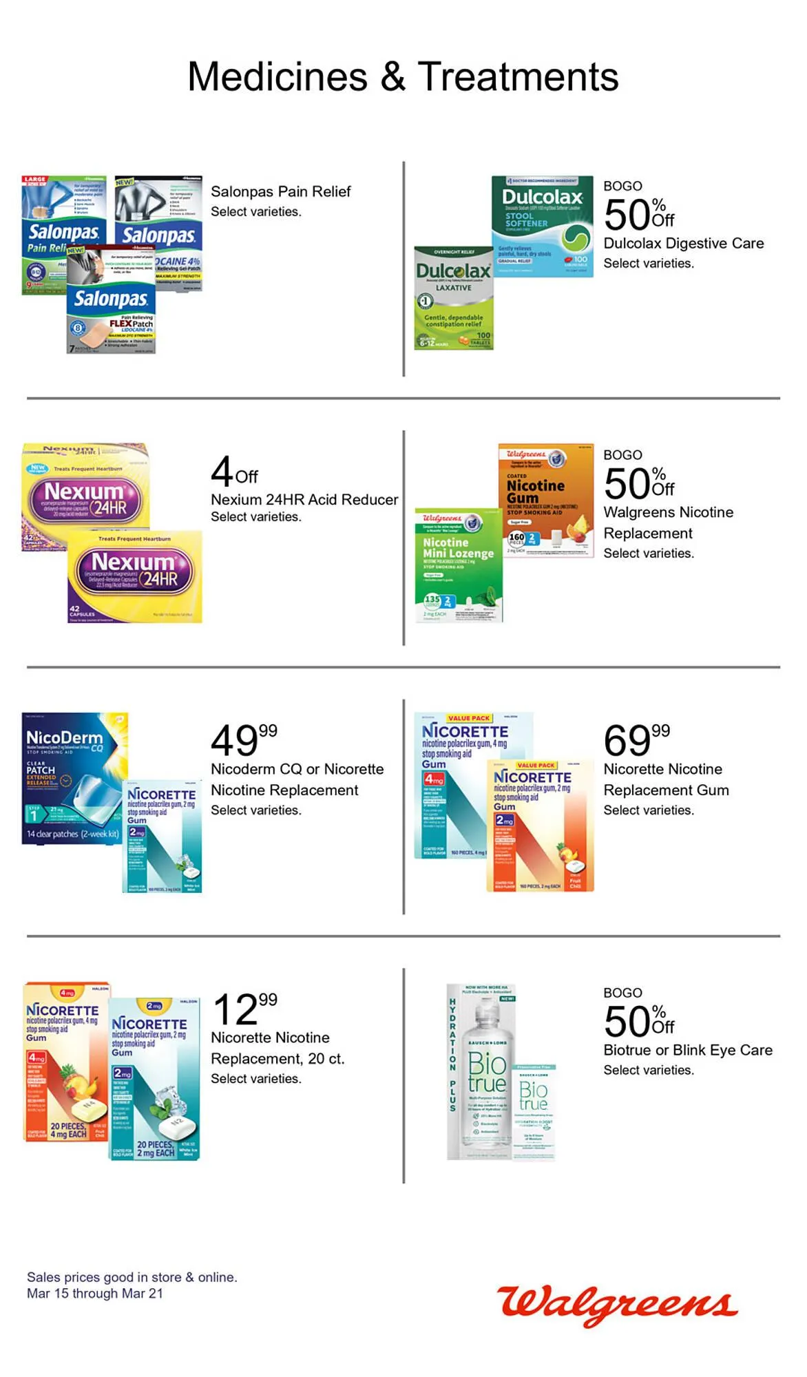Weekly promotion Walgreens weekly ad spanning from March 15 to March 21 2026 - Page 15 for Catalogue 365