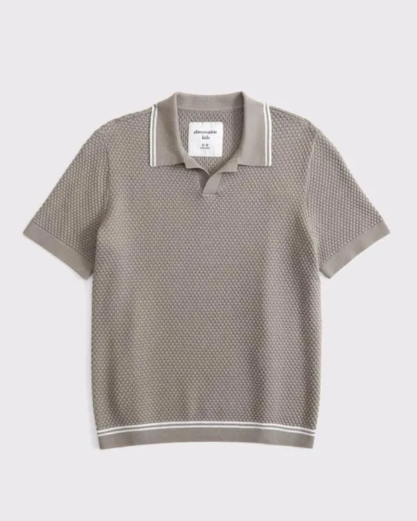 johnny collar sweater polo
