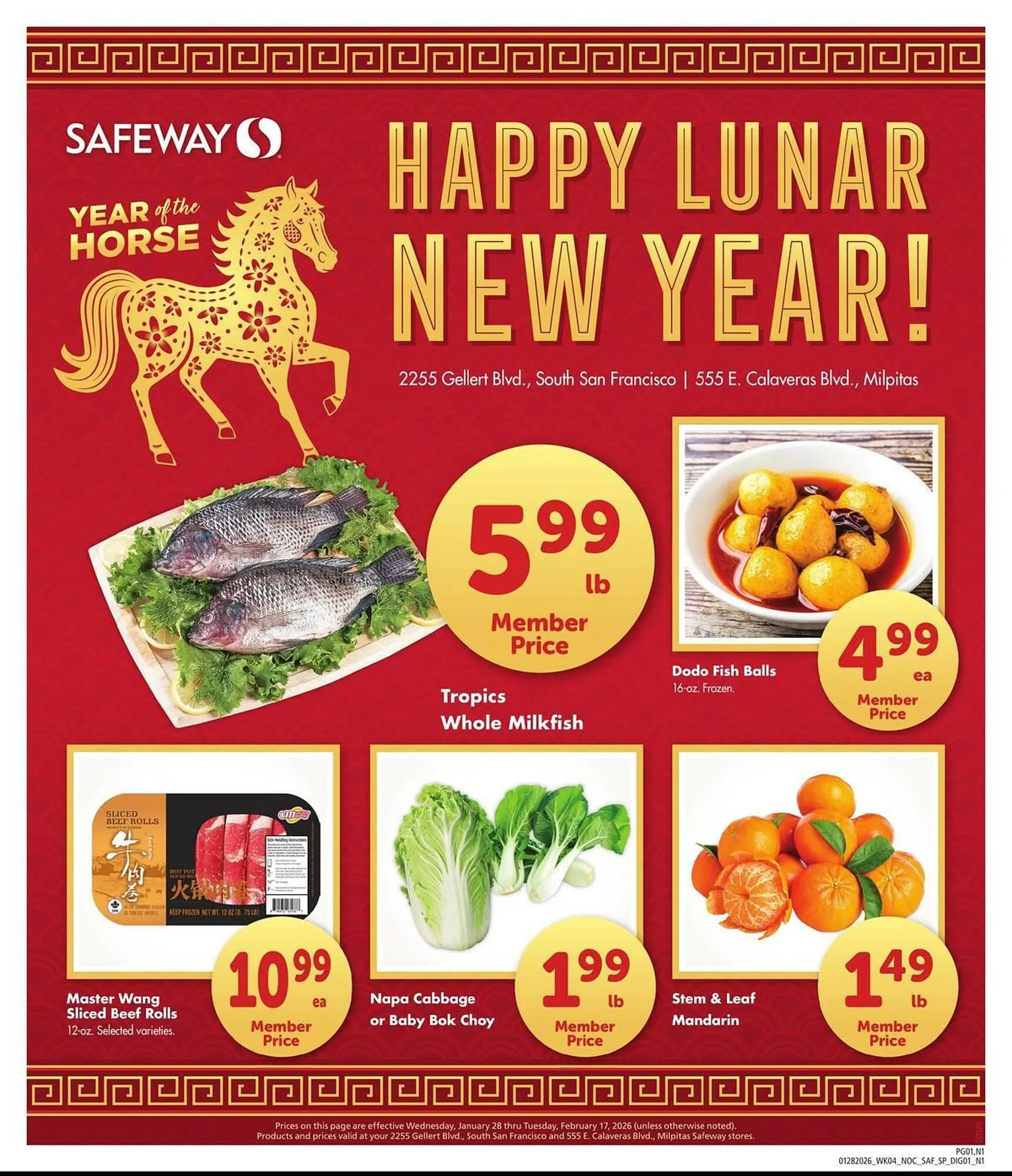 Safeway weekly ad - 1