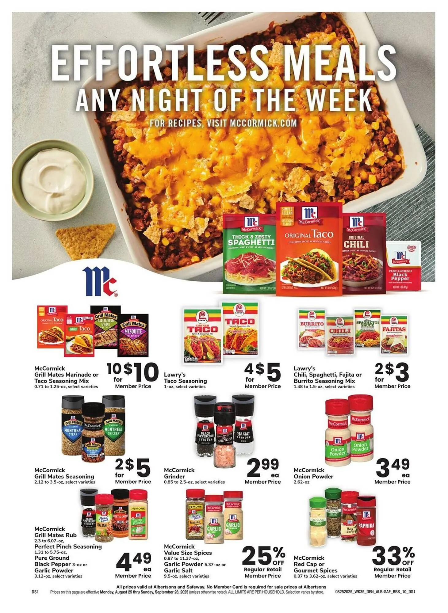 Weekly ad Albertsons Weekly Ad from August 25 to September 28 2025 - Page 10