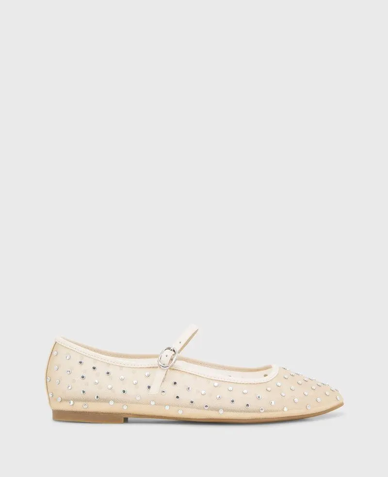 Jasper Mesh Micro Stud Ballet Flat