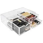 Sorbus Large Stackable Acrylic Drawers
