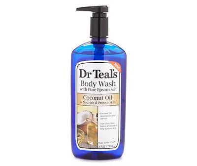 Body Wash with Pure Epsom Salt & Coconut Oil, 24 Oz.
