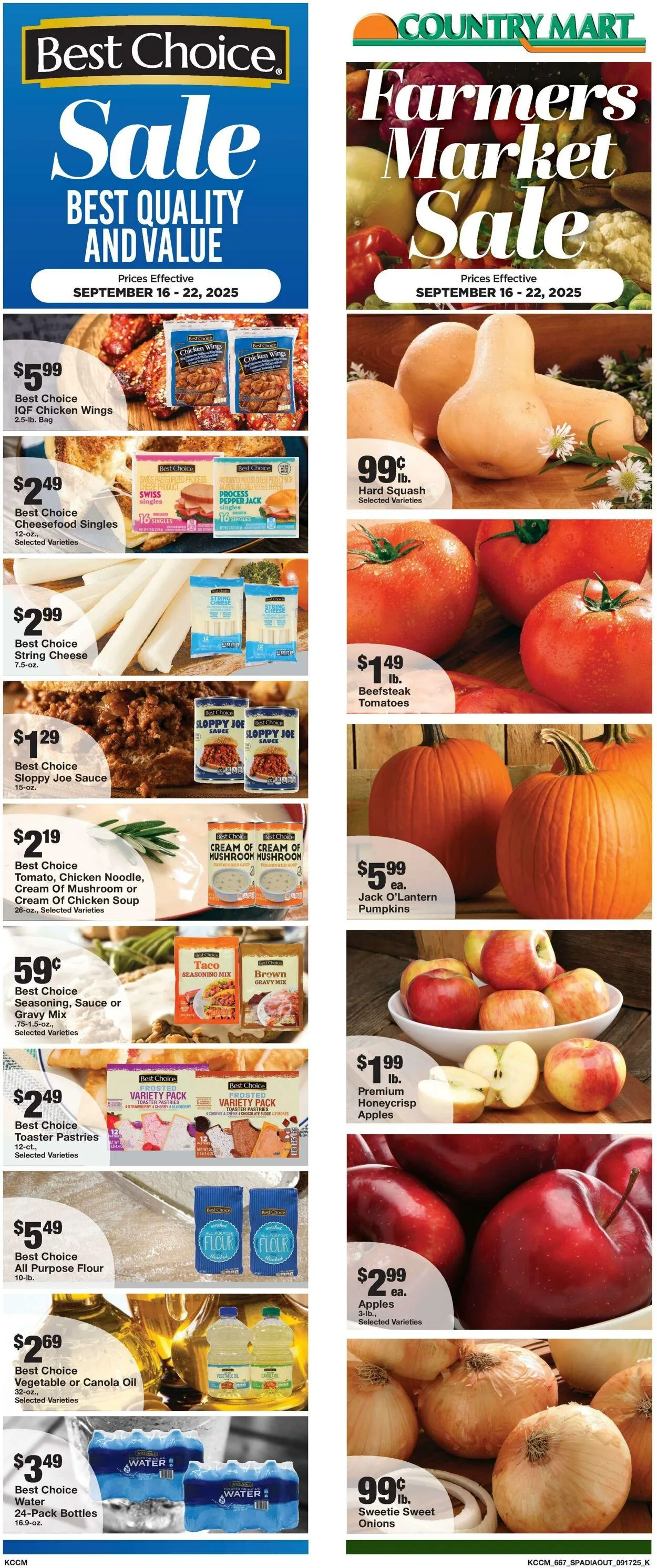Weekly promotion Country Mart spanning from September 16 to September 22 2025 - Page 5 for Catalogue 365