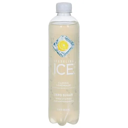 Sparkling Ice Zero Sugar Classic Lemonade Naturally Flavored Sparkling Water 17 fl oz bottle