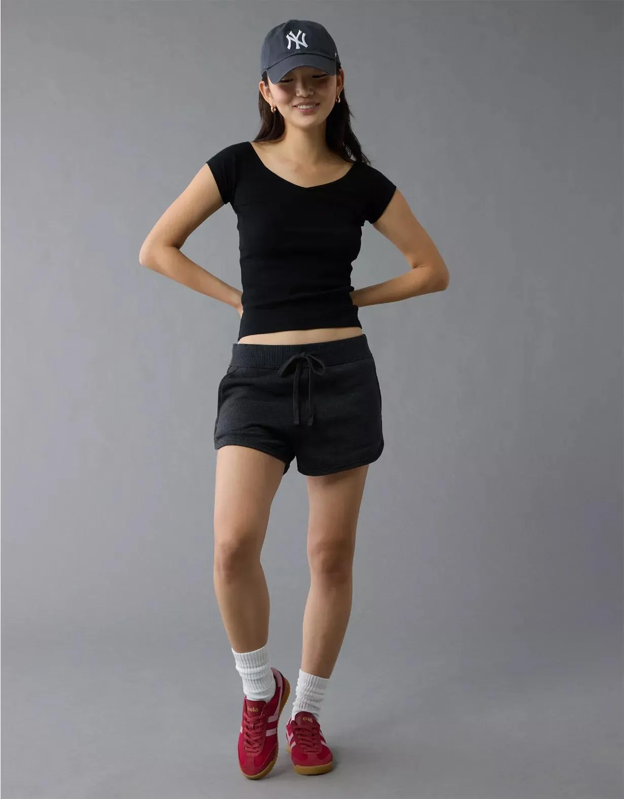 AE Saltwash V-Neck Baby Tee