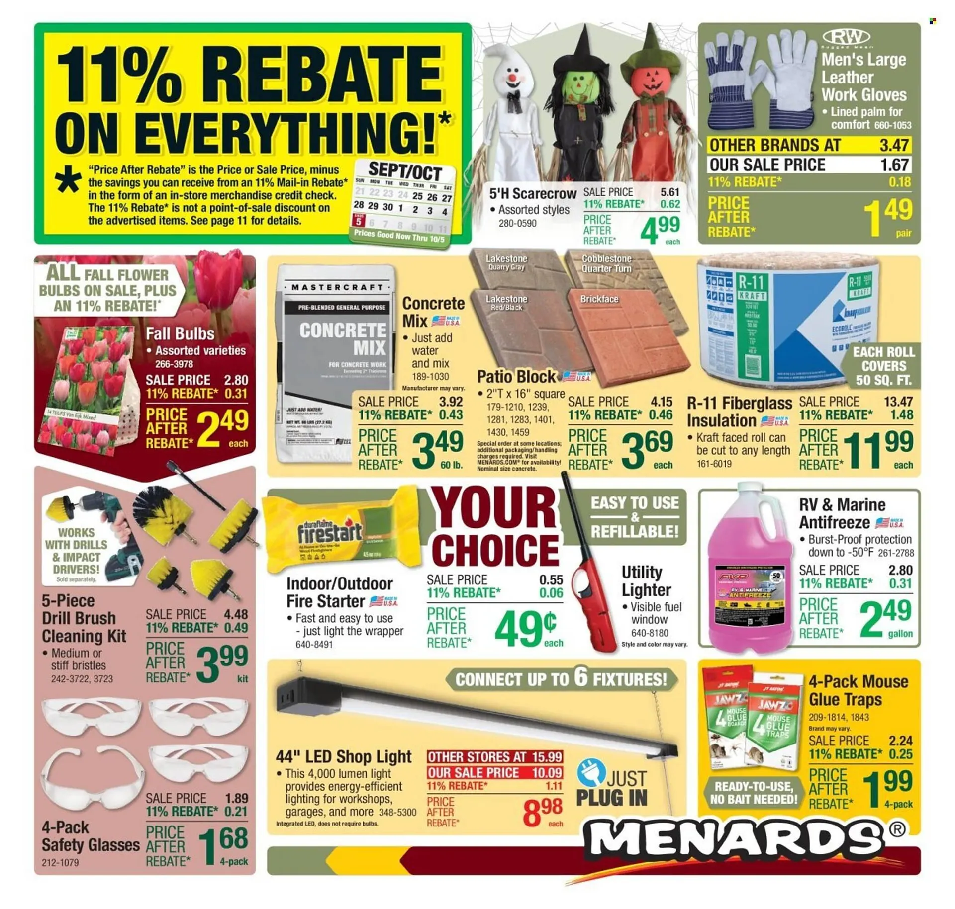 Weekly ad Menards weekly ad from September 25 to October 5 2025 - Page 1