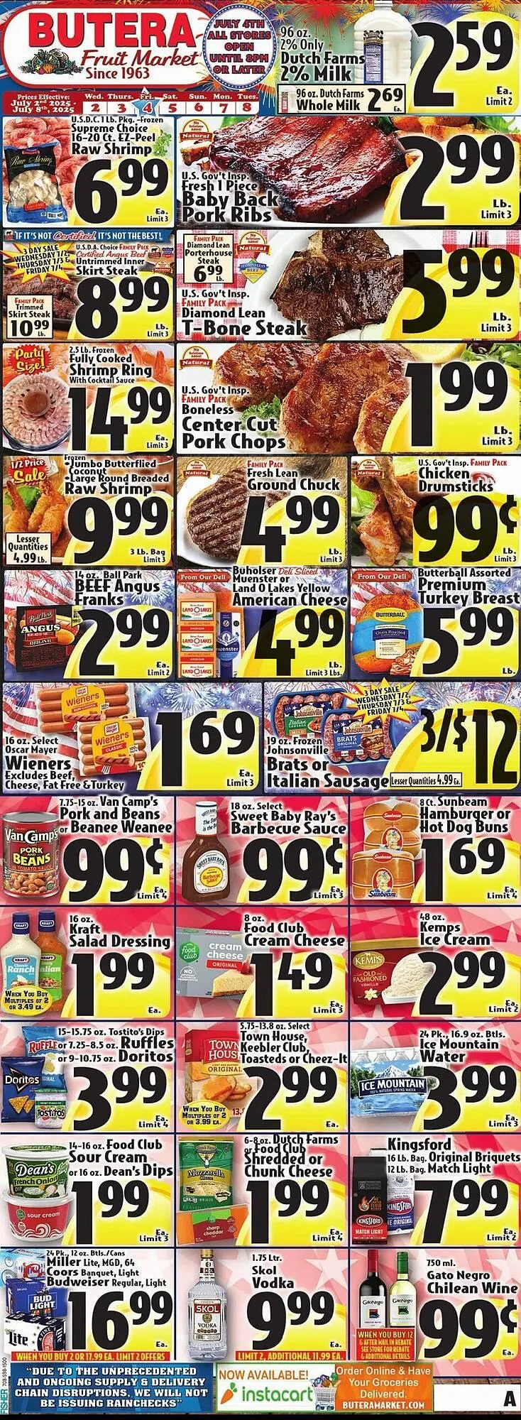 Weekly ad Butera Weekly Ad from July 4 to July 8 2025 - Page 1