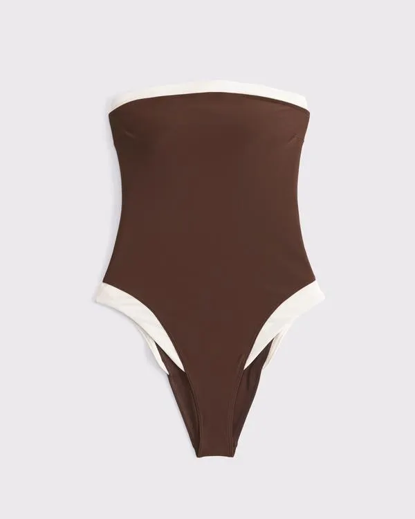 Curve Love A&F Marina One-Piece Swimsuit