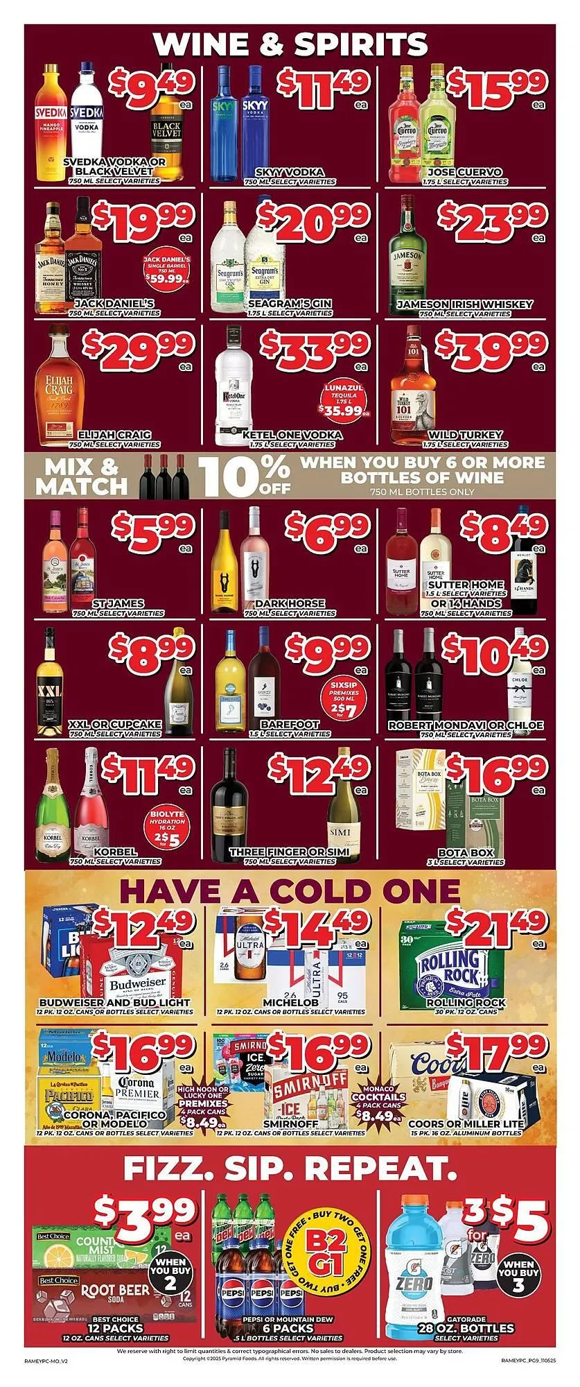 Weekly ad Price Cutter weekly ad from November 5 to November 11 2025 - Page 9