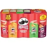 Pringles Variety Pack Potato Crisps Chips, Lunch Snacks, 16 Count
